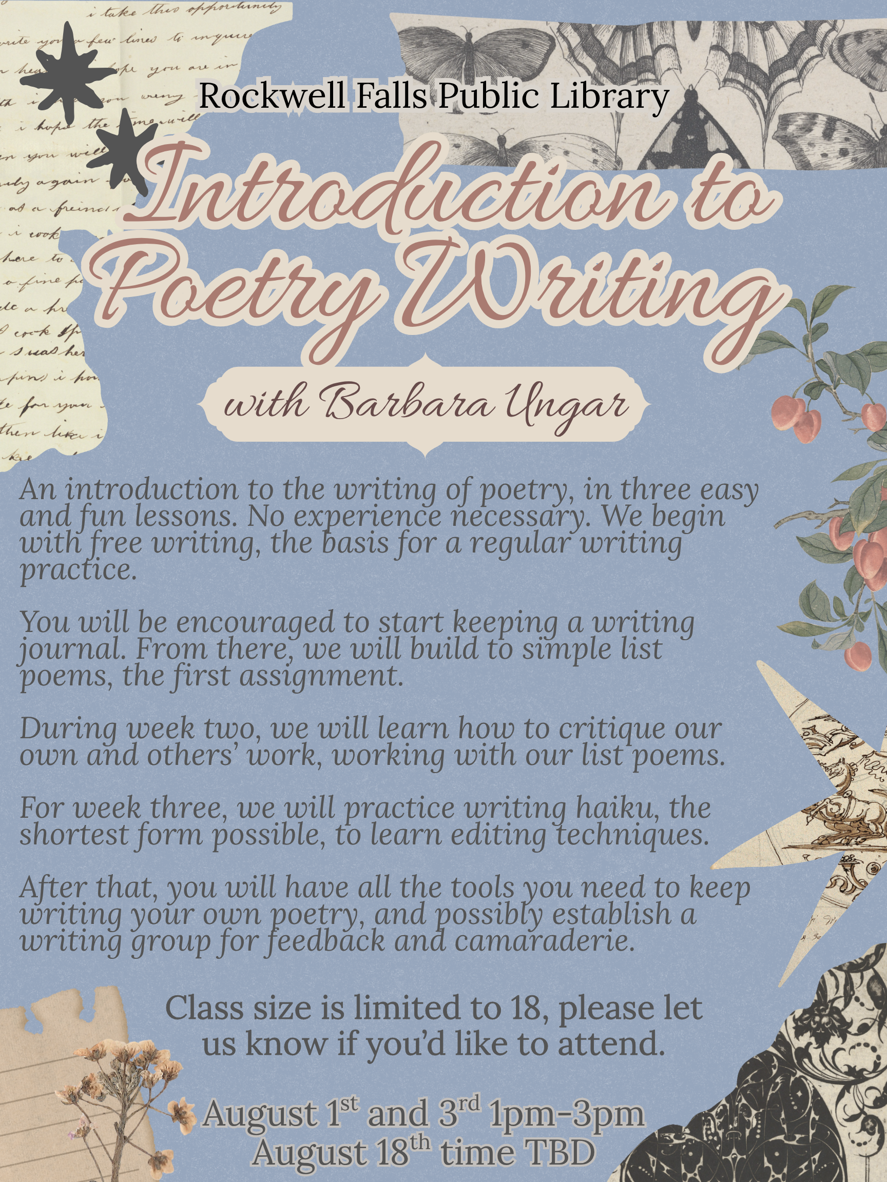 poetry workshop